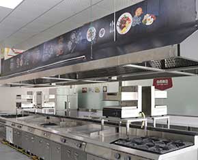 重庆新东方烹饪学院西餐教室